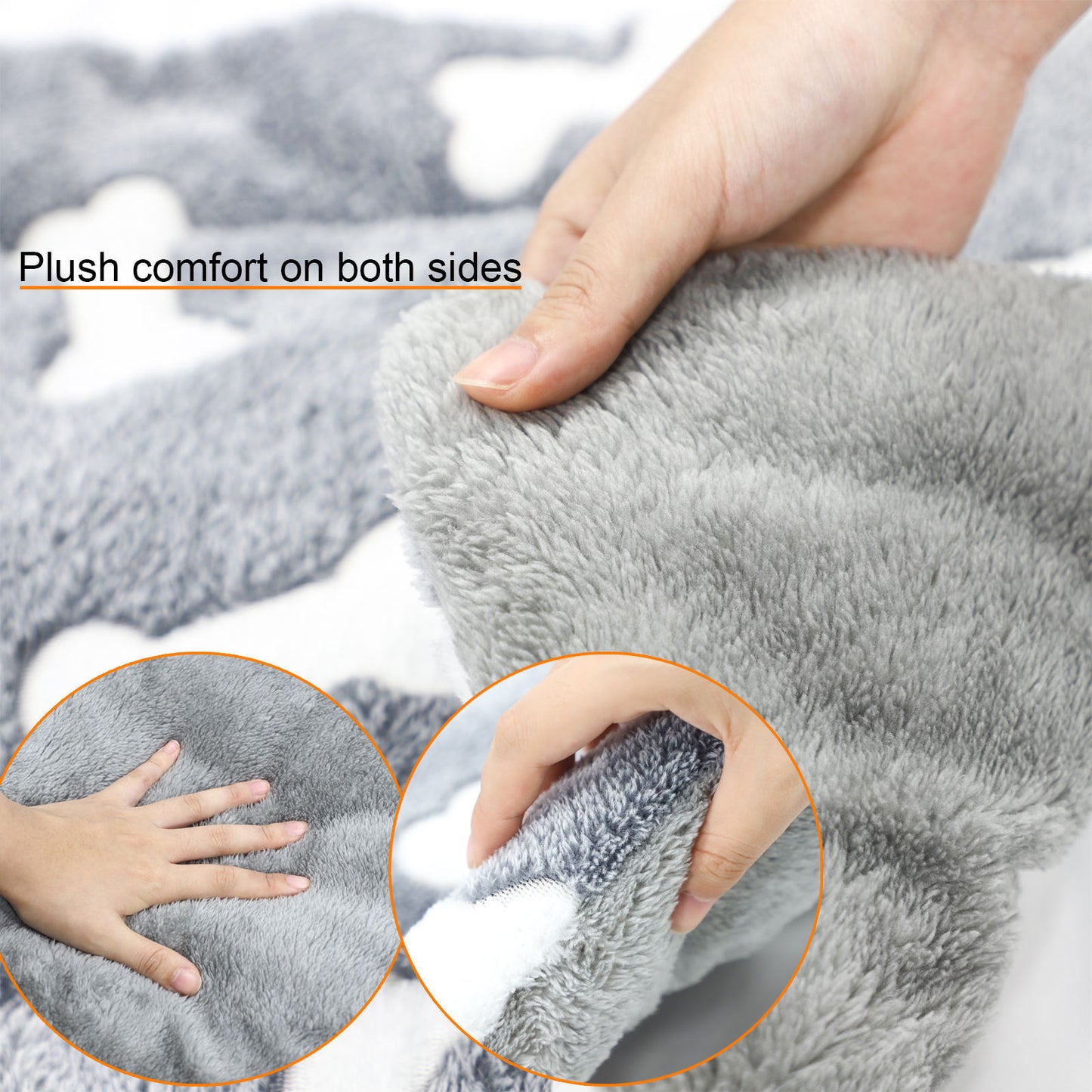 Self-Warming Cat Bed Mat Washable Dog Bed Crate