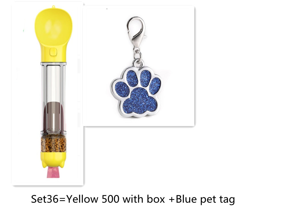 Pet multifunctional water cup Going with the dog