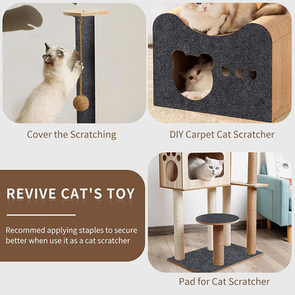 Self-Adhesive Carpet Cats Scratch Board Wall Anti Cat Scratch
