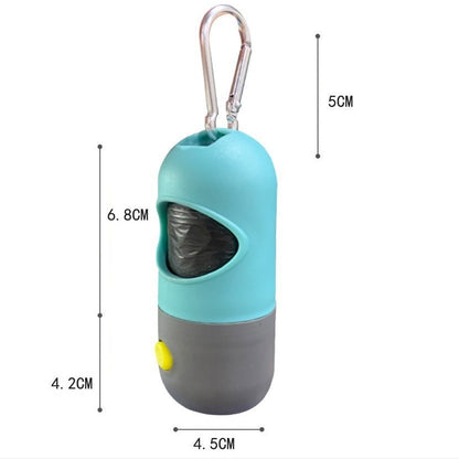 Led Light Pet Waste Bag Dispenser For Dog Poop Scooper