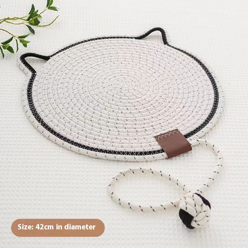 Braided Cotton Rope Cat Claw Mat Self Hi Ball One Piece Sleeping Mat