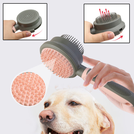 Pet Hair Removal Comb Cat Brush Self Cleaning