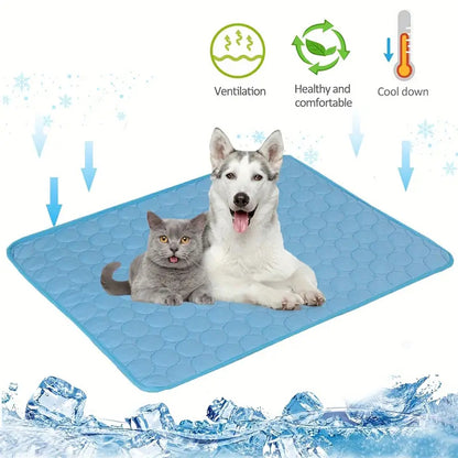 Dog Cooling Mat Summer Pets Cold Bed Durable Ice Pad