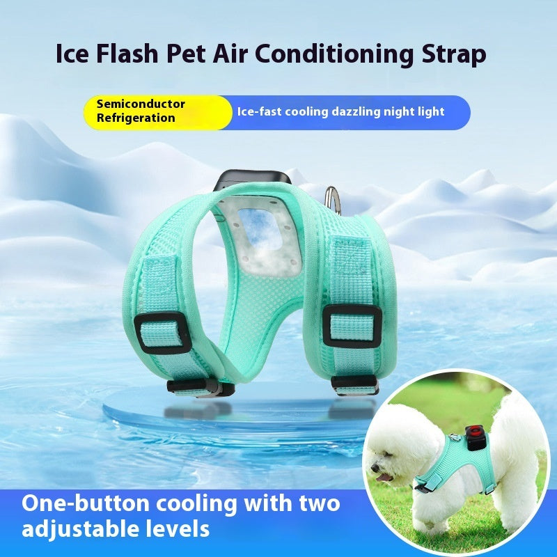 Dog Vest Chest Strap Cooling And Breathable With Air Conditioner