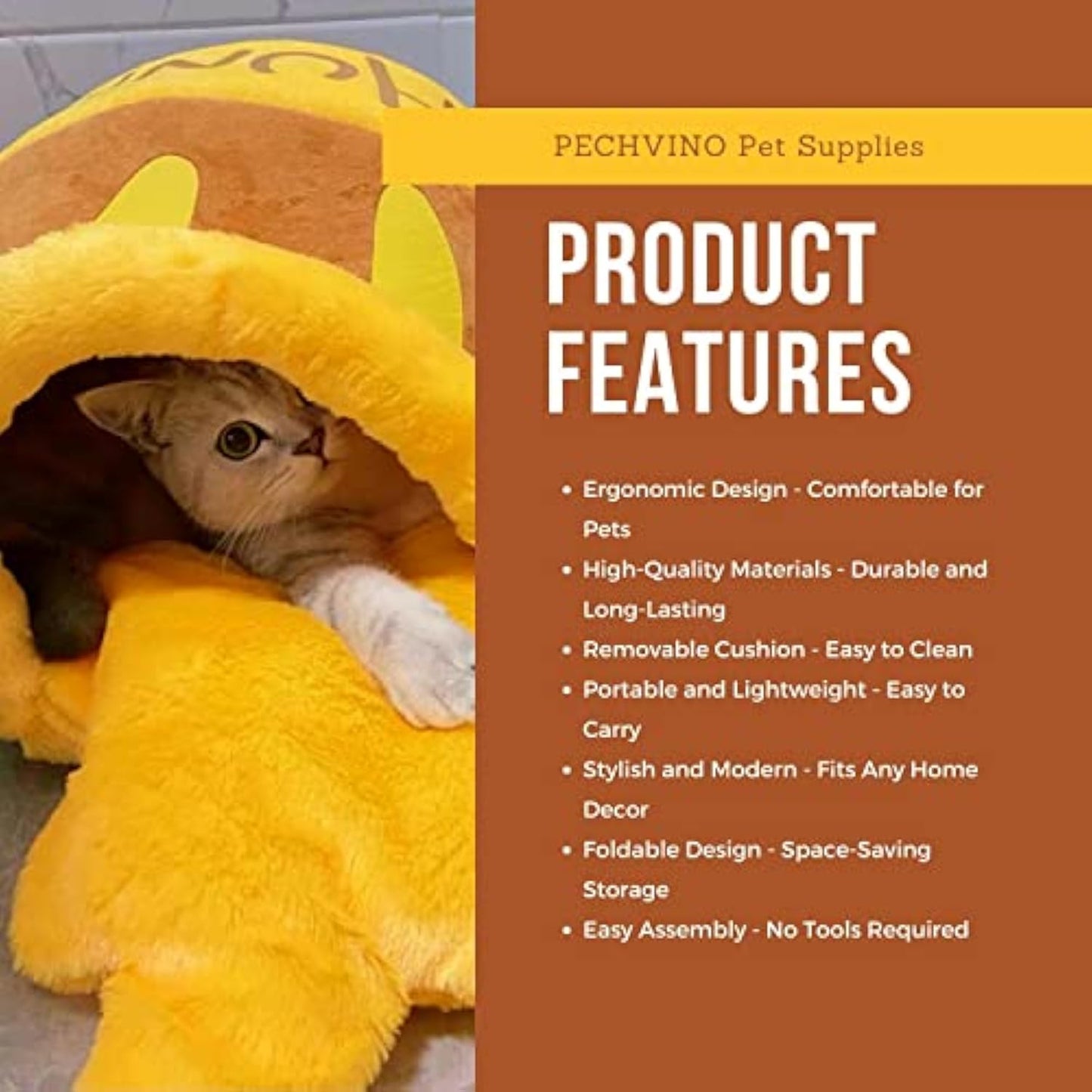Honey Pot Cat Bed Comfortable Memory Foam Pet Furniture