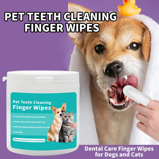Disposable Pet Cleaning Products Teeth Cleaning Wipes