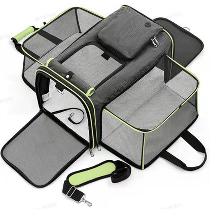 Portable Large Capacity Portable Pet Bag Breathable And Expandable