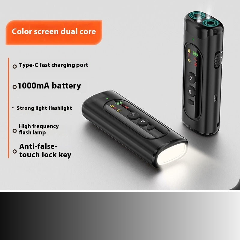 Ultrasonic Dual-core Bark Stopper Pet Electric Shock Collar