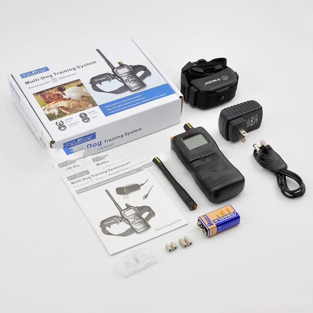 Pet Supplies New Remote Control Vibration Static Dog Trainer Bark Stopper Collar