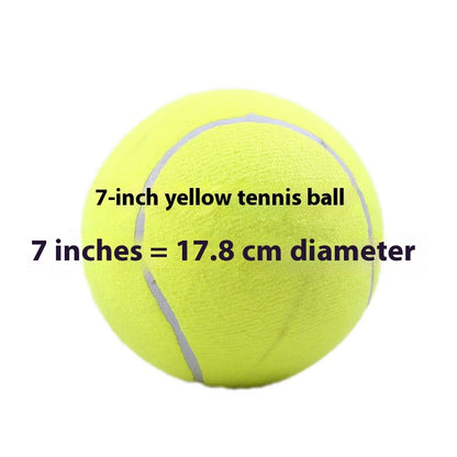 Tennis Pet Toy Inflatable Training Rubber Big Ball