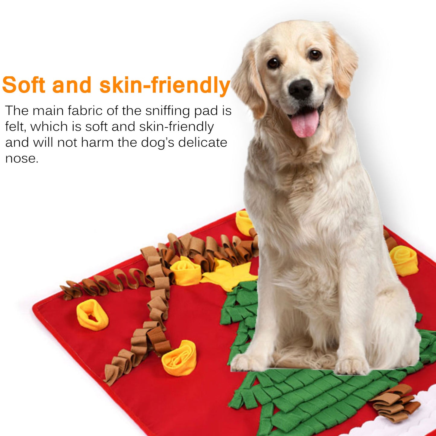 Washable Pet Dog Snuffle Mat Nose Smell Training Sniffing Pad