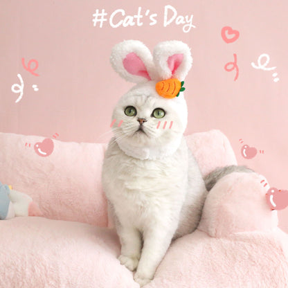 Plush Cartoon Cat Dog Rabbit Ears Cute Easter