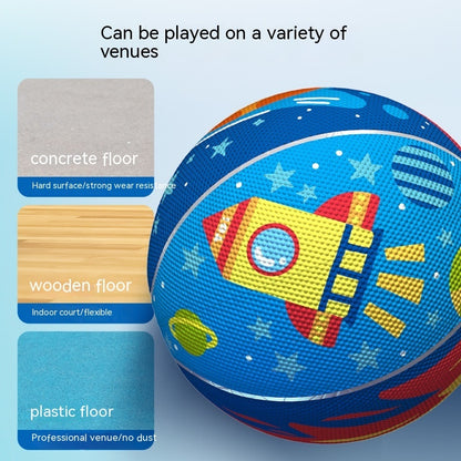 Children's Basketball Pat Ball Rubber Ball Indoor Mute Toys