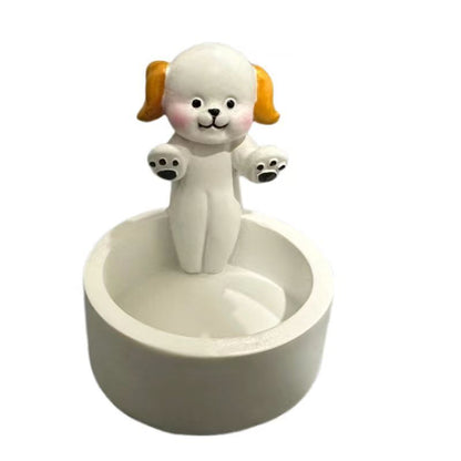 Cartoon Kitten Candle Holder Cute Scented Light Holder