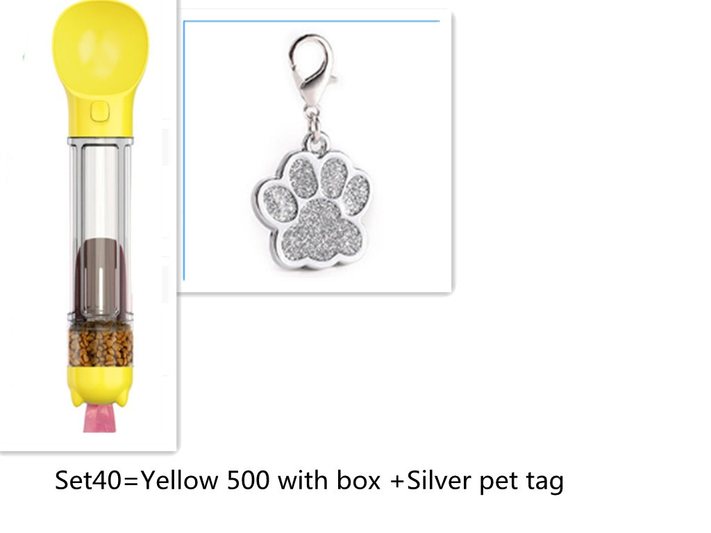 Pet multifunctional water cup Going with the dog