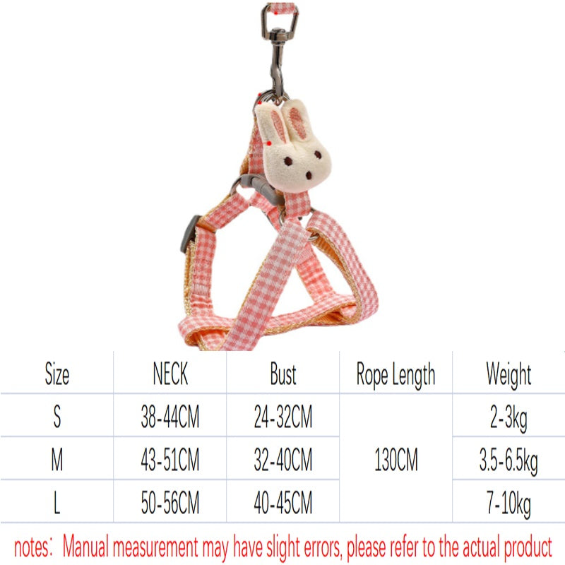 Small Dog Harness Leash Material Quick Release Nylon Straps