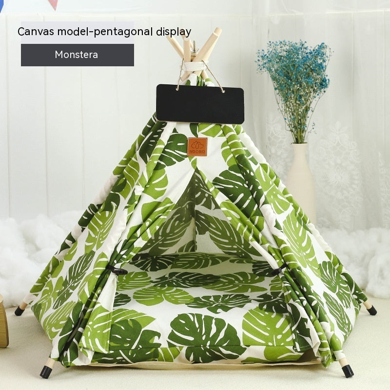 Pet Tent Cat House Removable And Washable Kennel Cat