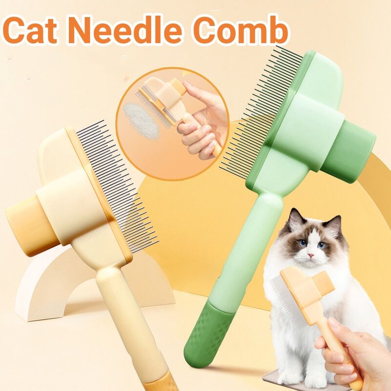 Professional Pet Comb For Dogs And Cats With Release Button