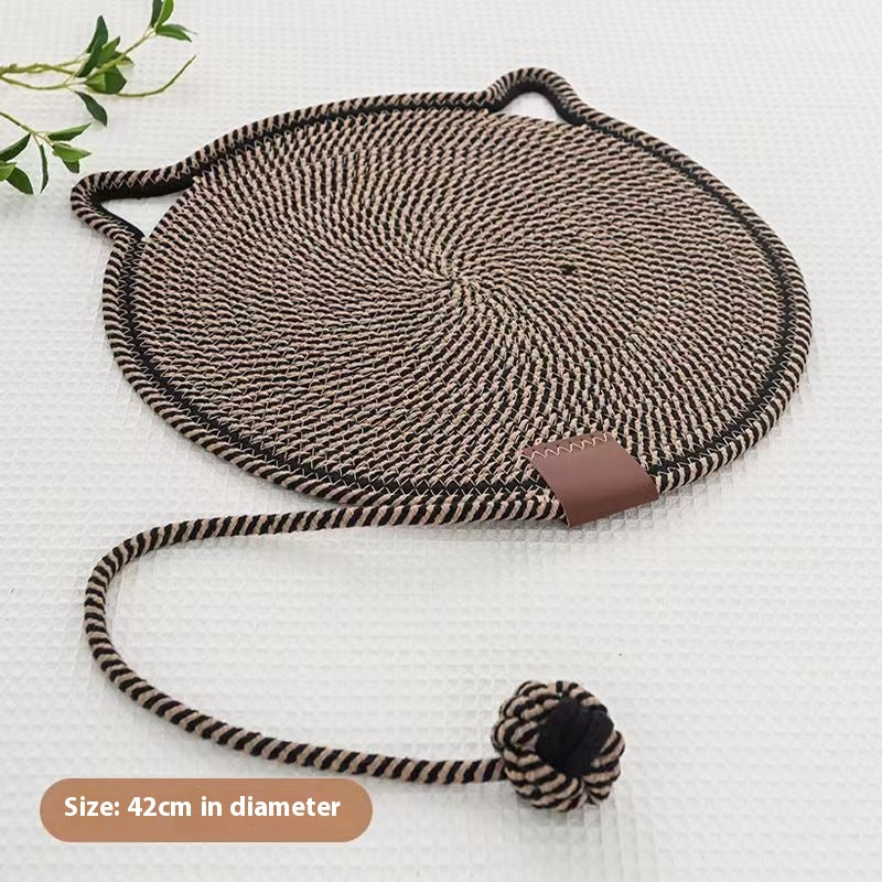Braided Cotton Rope Cat Claw Mat Self Hi Ball One Piece Sleeping Mat