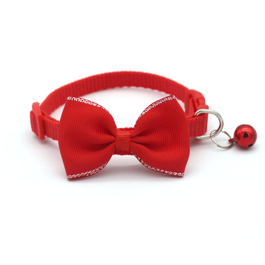 New Pet Bow Bell Collar