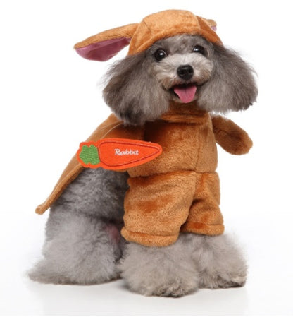 Cosplay Pet Supplies Standing Outfit Funny Dog Clothes