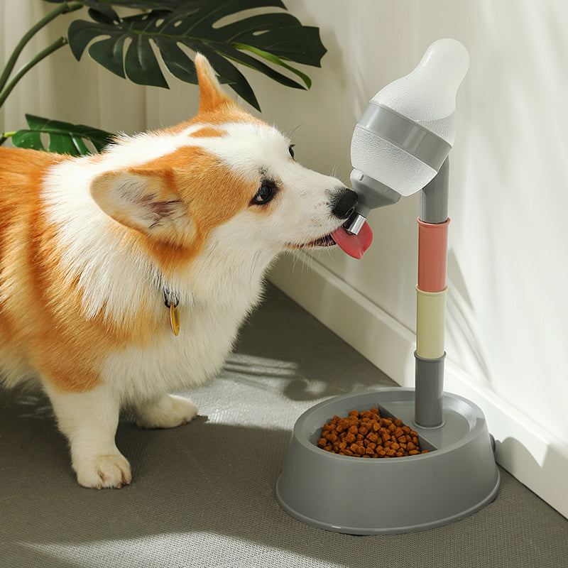 Pet Drinker Dog Bowl Feeding Cat Bowl Standing Dog Kettle