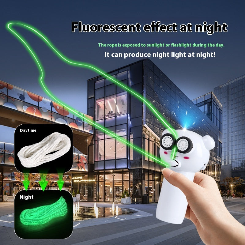 Luminous Rope Transmitter Electric Propeller Cat Teaser Toy