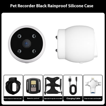 Pets Recorder Pet Tracker Collar Dogs And Cats Viewing Angle Motion