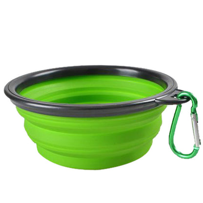 350 And 1000ML Dog Bowls Folding Silicone