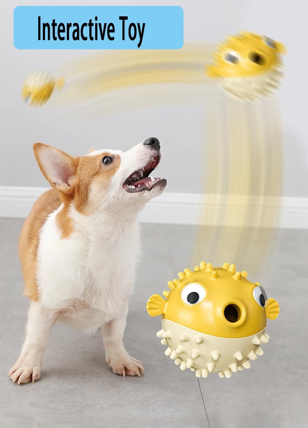 Interactive Dog Toys For Treat Dispensing Dog Chew Toys