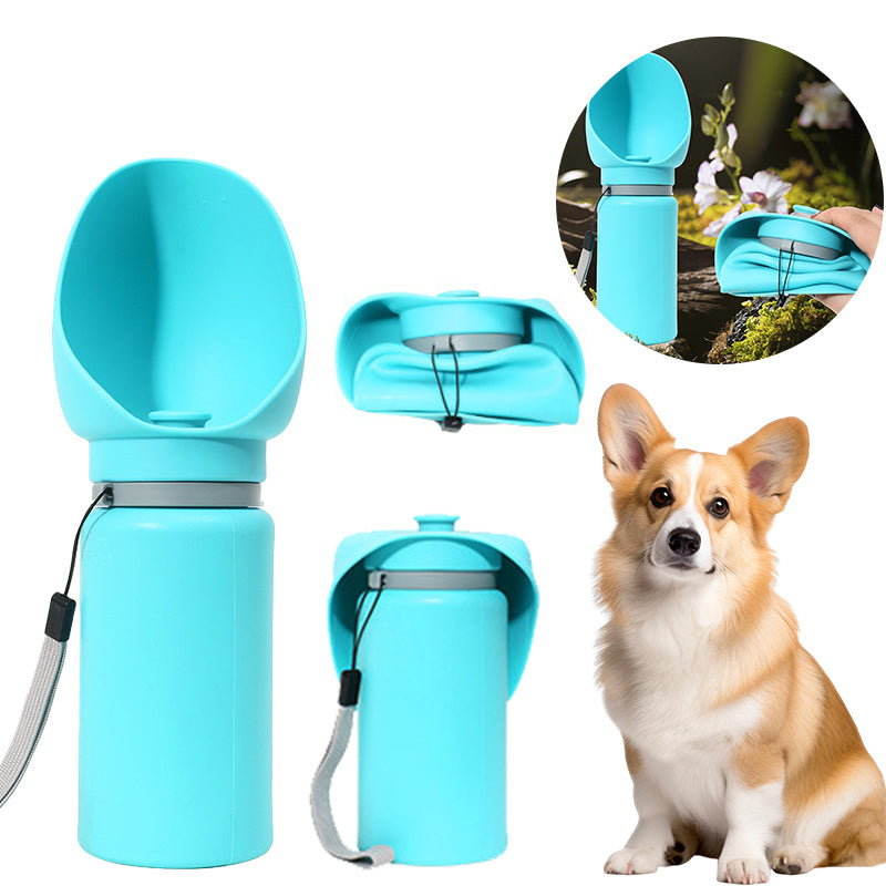 Folding Pet Outdoor Walking Mug Portable Travel Water Bottle