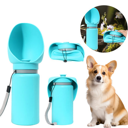 Folding Pet Outdoor Walking Mug Portable Travel Water Bottle