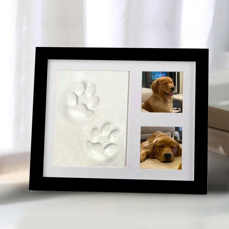 Pet Hand And Foot Print Photo Frame Cat Paw Print Footprint