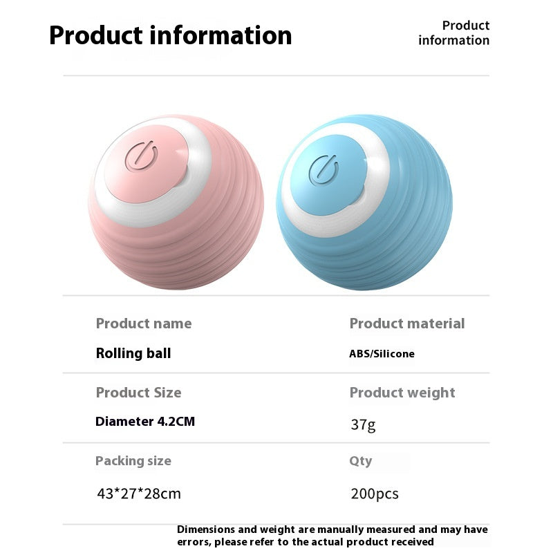 Smart Dog Toy Ball Electronic Interactive Pet Toy Moving Ball