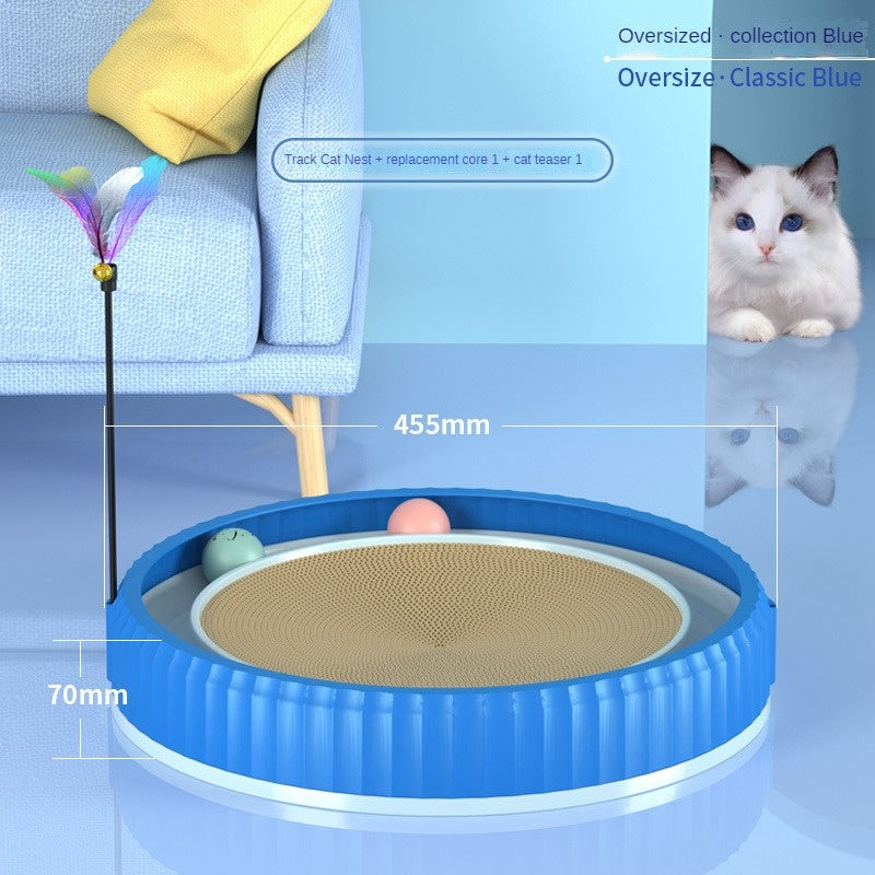 NEW Round Cat Scratching Board Wear-resistant Anti-scratch