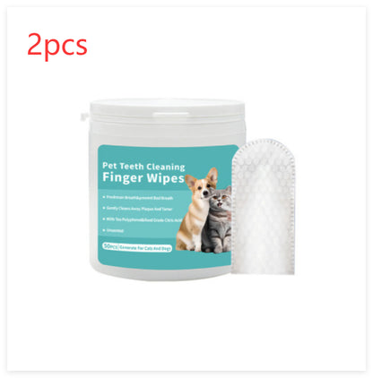 Disposable Pet Cleaning Products Teeth Cleaning Wipes