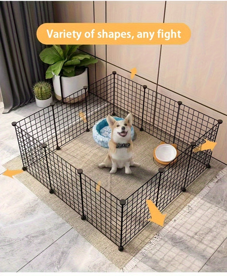 Dog Pen Indoor Dog Cage Small Medium Dog Home Isolation Cage