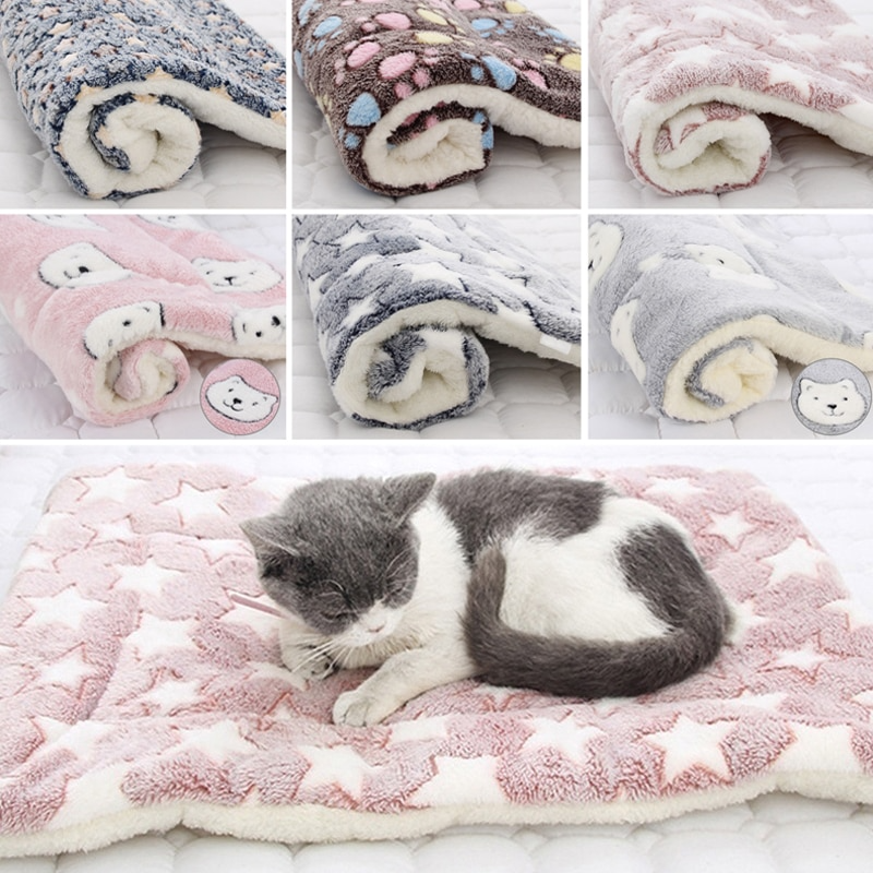 Soft Flannel Thickened Pet Soft Fleece Pad