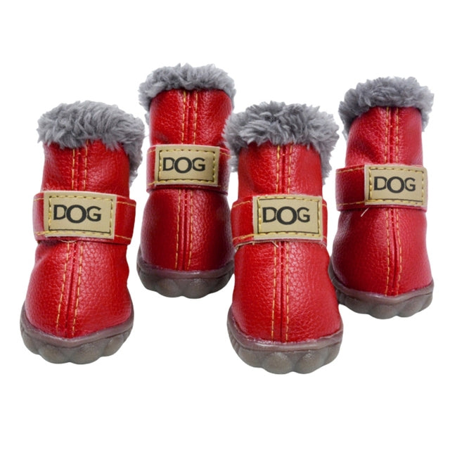 Dog Shoes Warm Snow Boots Waterproof