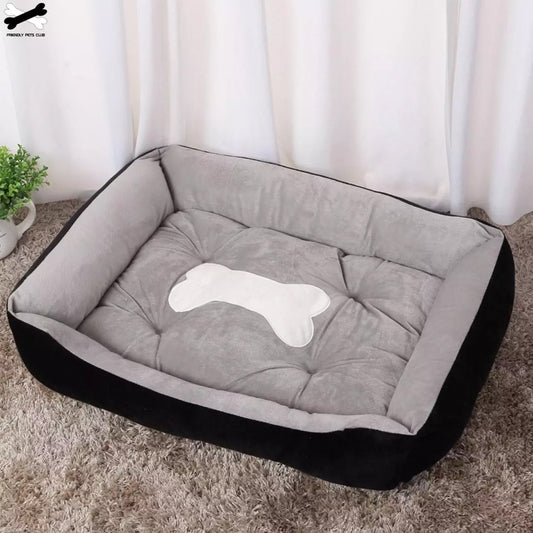 Bone Pet Bed Warm Linen Cat House