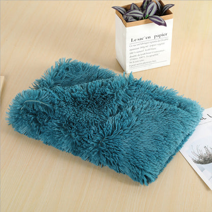 Dog Mat Bed Soft Long Plush Blanket
