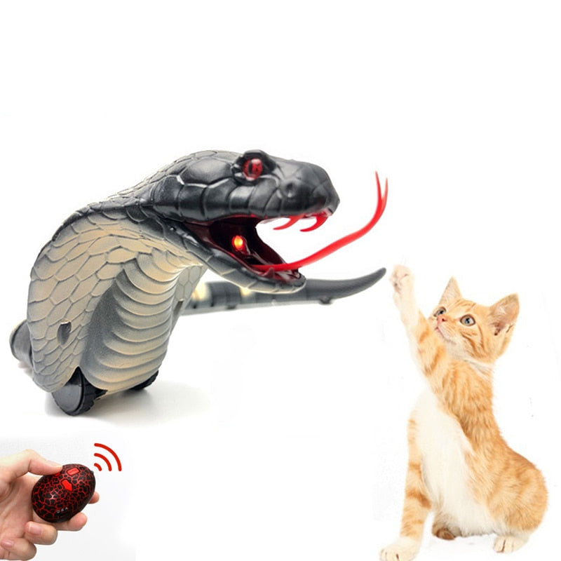 Best RC Snake Toy And Egg Rattlesnake Trick Terrifying Mischief Dog Cat Toys