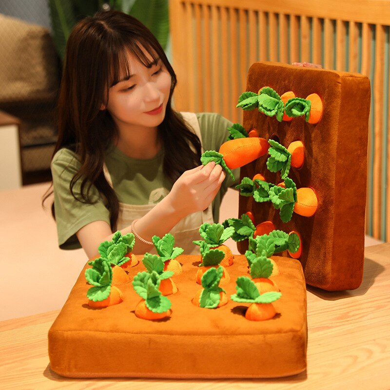 Best Vegetable Garden  Dog Cat Carrot Plush Toy Pull The Carrot Plush Toys