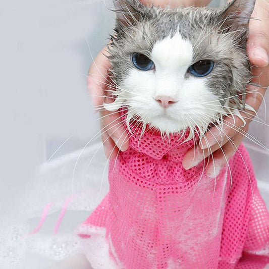 Best Multi-functional Pet Grooming Bathing Bags Anti Scratch Bite Restraint Pet Grooming