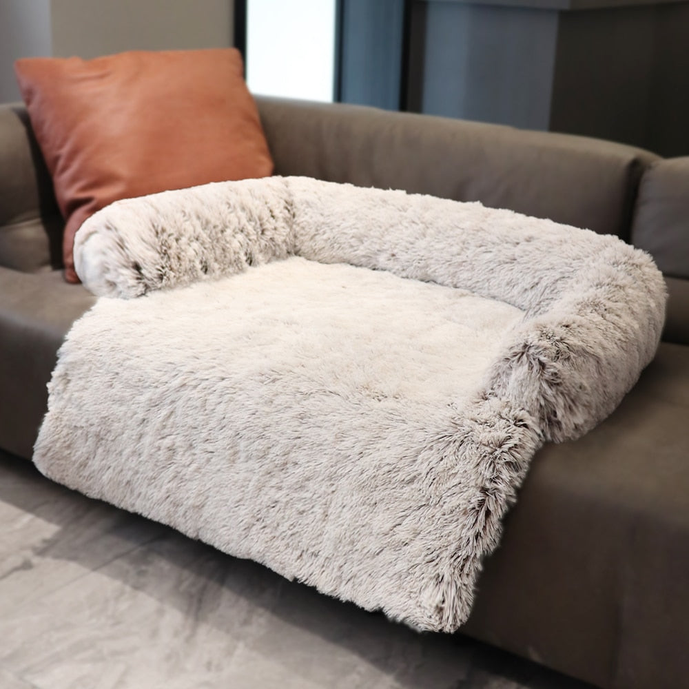 Large Dog Bed Sofa Mat Plush Dogs Kennel Cat Mats Pet Nest Cushion Sleeping