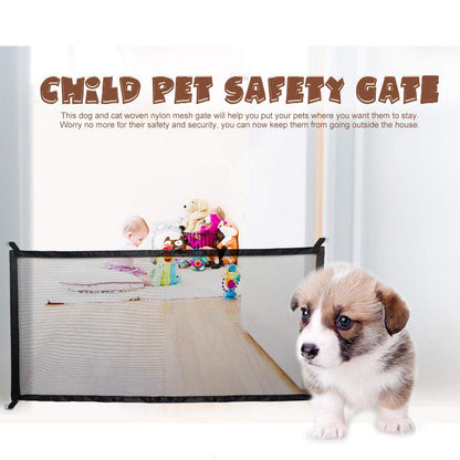 Dog Gate Ingenious Mesh Dog Fence For Safe Pet