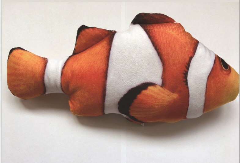 Best Realistic Looking Cat Fish Toy 3D Artificial Cat Catnip Fish Toys