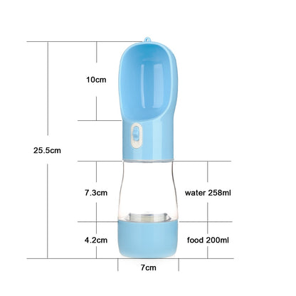 Pet Water Bottle Feeder Bowl Portable Water