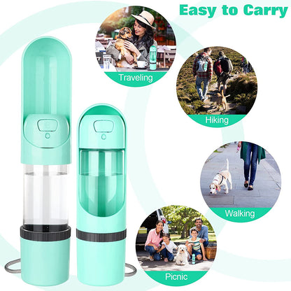 Best High Quality 2 in 1 Portable Water Bottle for Dogs Drinking Travel Outdoor Water Bottle