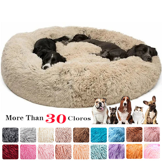 New Long Plush Dog Bed Cushion